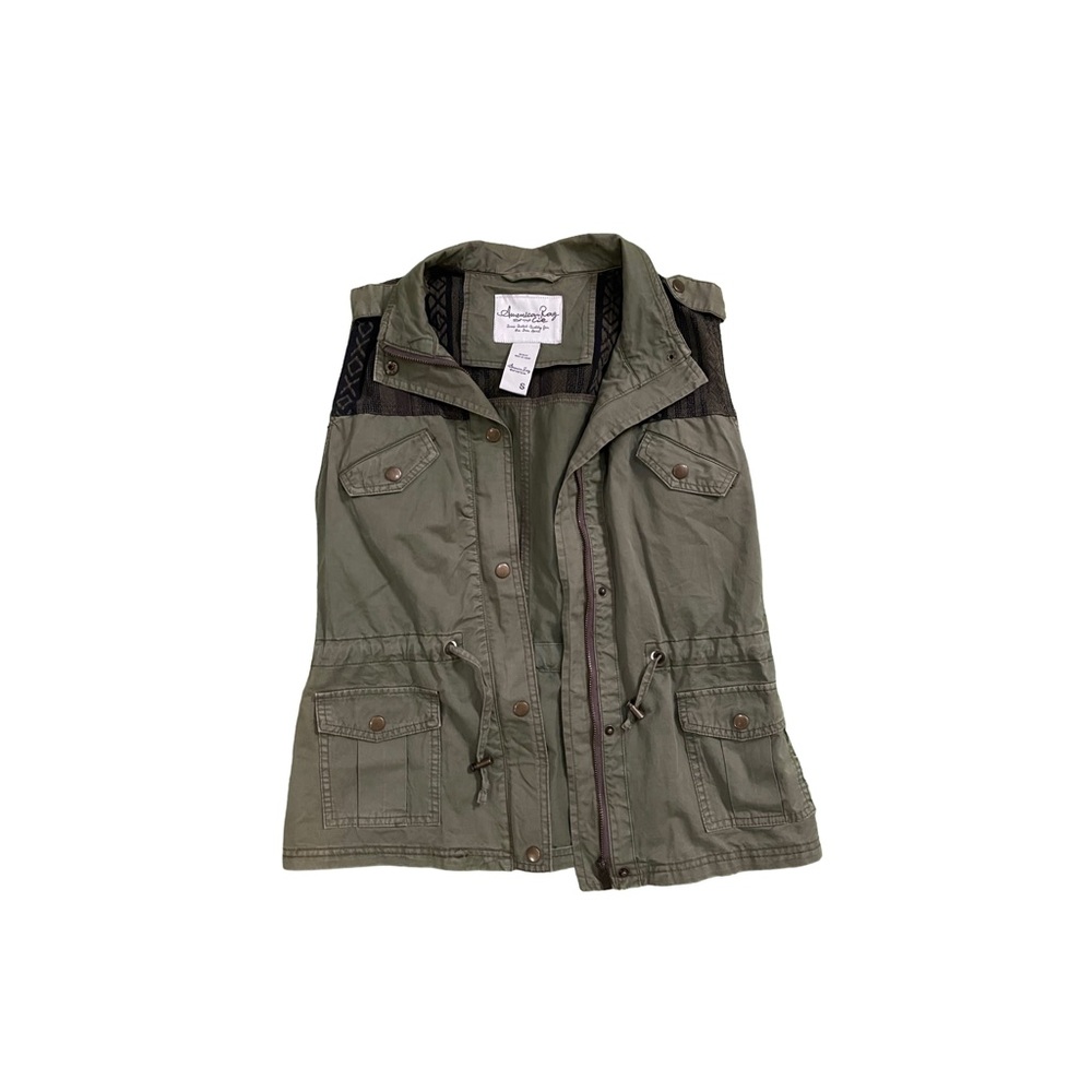 American Rag Camo Green Streetwear Utility Vest